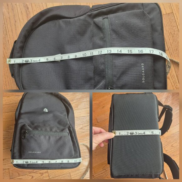 Solgaard Shore-Tex Daypack Baltic Black Backpack Fits 15" Laptop - Picture 15 of 16